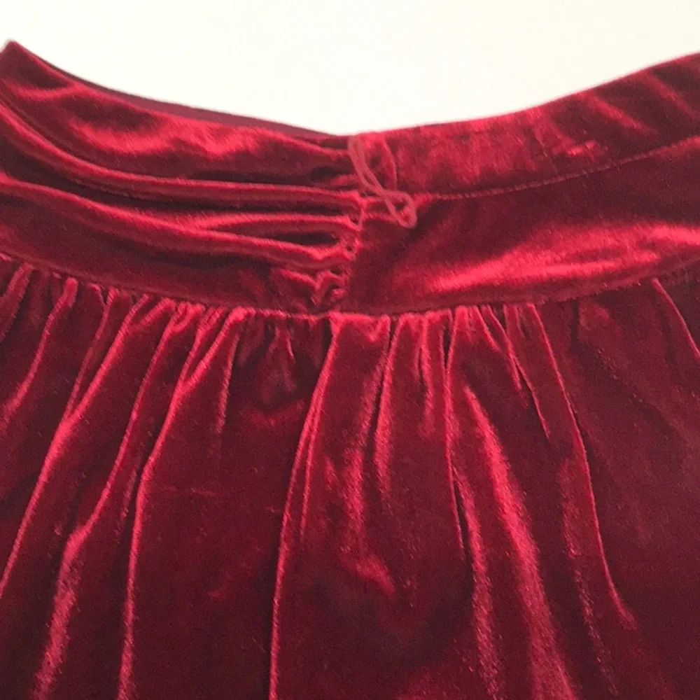 🌺🌺🌺RAPH LAUREN Girl’s Layered Draped Waist Velour Skirt, 24 mo